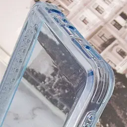 Чохол TPU Starfall Clear для Oppo A17 Блакитний - мініатюра 7