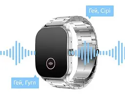 Розумний годинник Amazfit Pop 3S Metal Silver Metallic Strap з металевим ремінцем - мініатюра 5