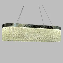 Кришталева люстра в хроме/бронзе Linisoln 2068-80*30 - мініатюра 3