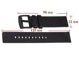 Шкіряний ремінець Primo Classic для годинника Xiaomi Amazfit GTR 47 мм Black - мініатюра 7
