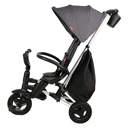 Велосипед складаний триколісний дитячий Qplay Nova+ Rubber Ultimate Black (S700-13Nova+UltimateBlack) - мініатюра 2
