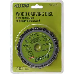 Диск пиляльний по дереву Alloid Building Tools ланцюговий 125х22.2 мм (WS-12514) - мініатюра 4