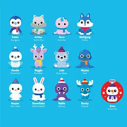 Кульковий пластилін Educational Insights S3 Снігові друзі, з іграшкою-сюрпризом, зелений (EI-1967) - мініатюра 9