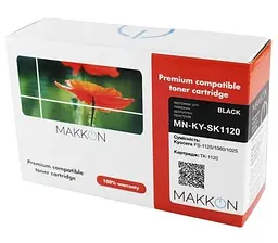 Картридж Kyocera TK-1120, Black, FS-1025/1125/1160, 3000 стор Makkon teh0028427