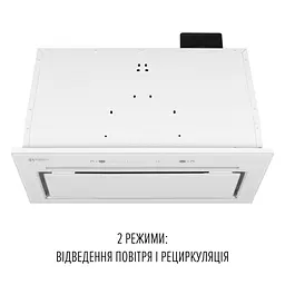 Витяжка повновбудована PERFELLI DESIGN FILINI 5 BIANCO SILENZIO - мініатюра 9