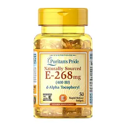 Вітамін Е Vitamin E 268 mg 400 IU 50 softgels