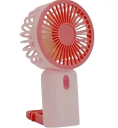 Портативний міні-вентилятор Multi Fan RL-07 акумуляторний USB рожевий - мініатюра 3