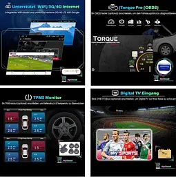 Автомагнітола Erisin Android 12 для Mercedes W203/W209 з CarPlay і GPS - мініатюра 7