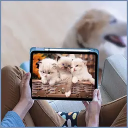 Чохол-книжка BeCover Soft Edge TPU з кріпленням Apple Pencil для Apple iPad Air 4/5 2020/2022 10.9" Blue Haze (711697) - мініатюра 6