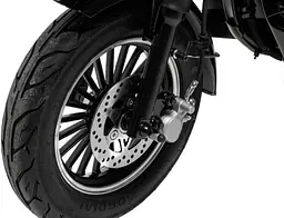 Електроскутер Триколісний Crosser TR-5 Tranzit (1200W, 72V,24Ah) Чорний - мініатюра 6
