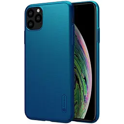 Чохол-накладка Nillkin Super Frosted Shield Case Apple iPhone 11 Pro Peacock Blue - мініатюра 3