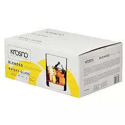 Набір келихів для віскі Krosno Blended, скло, 300 мл, 6 шт. (786155) - мініатюра 3