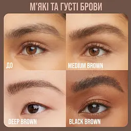 Гель-мус для брів Maybelline New York Superfluff Medium Brown 257, 5 мл (B3531700) - мініатюра 7