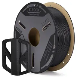Пластик для 3D друку Elegoo, PETG-GF, Black, 1.75 мм, 1 кг, зі скловолокном (50.203.0636)