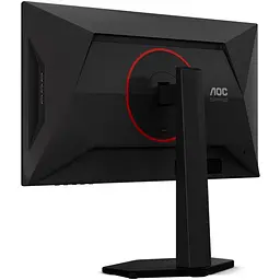 TFT 24.5" AOC 25G4KUR, Fast IPS, 420Гц, 2xHDMI, DP, USB-hub HAS, Pivot, чорно-червоний - мініатюра 7