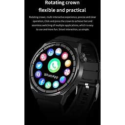 Розумний сенсорний смарт-годинник Band GT8 Porsche Design Black (16087-hbr) - мініатюра 5