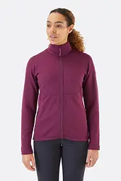 Жіноча флісова кофта Rab Geon Jacket Womens 14 Бордовий