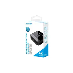 Спліттер VENTION HDMI 2.0 UHD 4K 60Hz 3D, HDCP,1080P перемикач двонаправлений (AKOB0) - мініатюра 4