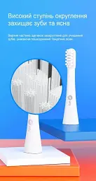 Насадки для електричної зубної щітки inFly Toothbrush Head for P50 P20A White 3 шт - мініатюра 5