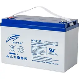 Акумулятор Ritar GEL 12V/100Ah/1200Wh [DG12-100] [125676]