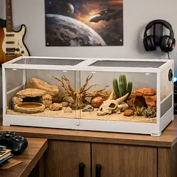 Тераріум Repti-Zoo 120x45x45см для рептилій, амфібій, гризунів та черепах (RK0222UW) - мініатюра 2