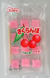 Японські жувальні цукерки Kyoushin Cherry Mochi Candy 15г - мініатюра 4