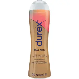 Лубрикант Durex Play Real Feel анальний силіконовий 50 мл