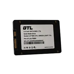 Твердотільний накопичувач SSD GTL 1Tb, Green Light, SATA3, 2.5", 3D TLC, 520/500 МБ/с, Bulk teh0019765 - мініатюра 4