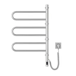 Електрична рушникосушка Navin Fouette 480x800 Sensor з таймером 00-044050-5080, Хром, Електронний - мініатюра 4
