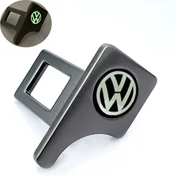 Заглушка ременя безпеки Volkswagen Люмінісцентний логотип Темні 1 шт