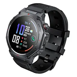 Розумні годинники HOCO AMOLED GPS Y37 (BT5.3 call version) дисплей 1.43 20 days 3 ATM чорний