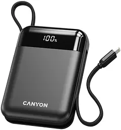 Павербанк Canyon OnPower Black 10 000 mAh / 15 Вт (CNS-CPB104B) - мініатюра 2