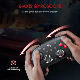 Геймпад Onikuma бездротовий M10 Pro для ПК PlayStation Xbox з RGB підсвіткою та Bluetooth / USB 2.4G - мініатюра 7