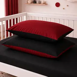 Дитяча постільна білизна MIRSON BABY фланель Black/Red 110х160см (2200012799772) - мініатюра 7