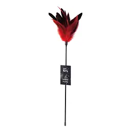 Лоскітка з пером півня Art of Sex – Feather Paddle, червона - мініатюра 3