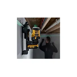 Лазерний нівелір DeWALT 18В XR Li-Ion, зелений промінь, 2Ah, ЗУ, кейс (DCLE34031D1) - мініатюра 4