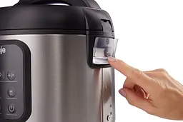 Мультиварка Gorenje 476Вт міні 2л 5 програм метал/пластик чорний - мініатюра 6