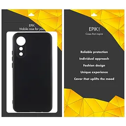 Чохол TPU Epik Black Full Camera для Oppo A78 4G Чорний - мініатюра 4