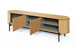 Тумба ТВ 2д Lenart Rotto RT-06 2000x460x570 дуб вінченца/евкаліпт - мініатюра 2