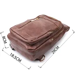 Зручна слінг сумка для жінок з екошкіри Vintage 18,5х29х8 см sum0026963 - мініатюра 3