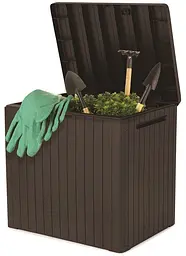Ящик для зберігання Keter City Box 113 л, коричневий - мініатюра 2