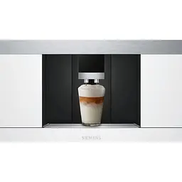 Кавомашина вбудовувана Siemens 2.4 л зерно+мелена біла - мініатюра 4
