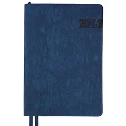Щоденник-діловий записник А5 Leo Planner датований 2026 Boss синій 368 сторінок (252633)