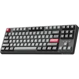 Клавіатура GamePro Asgard Ragnar Keychron Super Red Switch Wireless/Bluetooth/USB Black бездротова (MK285BK) - мініатюра 2