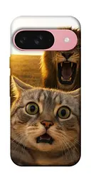 Чохол Demsky Shocked cat and lion для Google Pixel 9