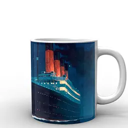 Кухоль GeekLand Titanic Титанік корабель TI.02.004 330 мл білий - мініатюра 3