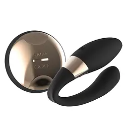 Вібратор для пар LELO Tiani Duo Black, 2 мотори, пульт ДК - мініатюра 1