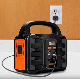 Зовнішній акумулятор Sbaoh 42000mah 150W Зарядна станція - мініатюра 3