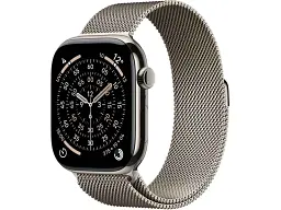 Смарт-годинник Apple Watch Series 11 GPS + Cellular 42mm Natural Tit. Case w. Natural Milanese Loop (MF8P4)