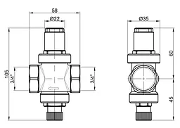 Редуктор Icma 3/4" №247 (91247AE06) - мініатюра 3